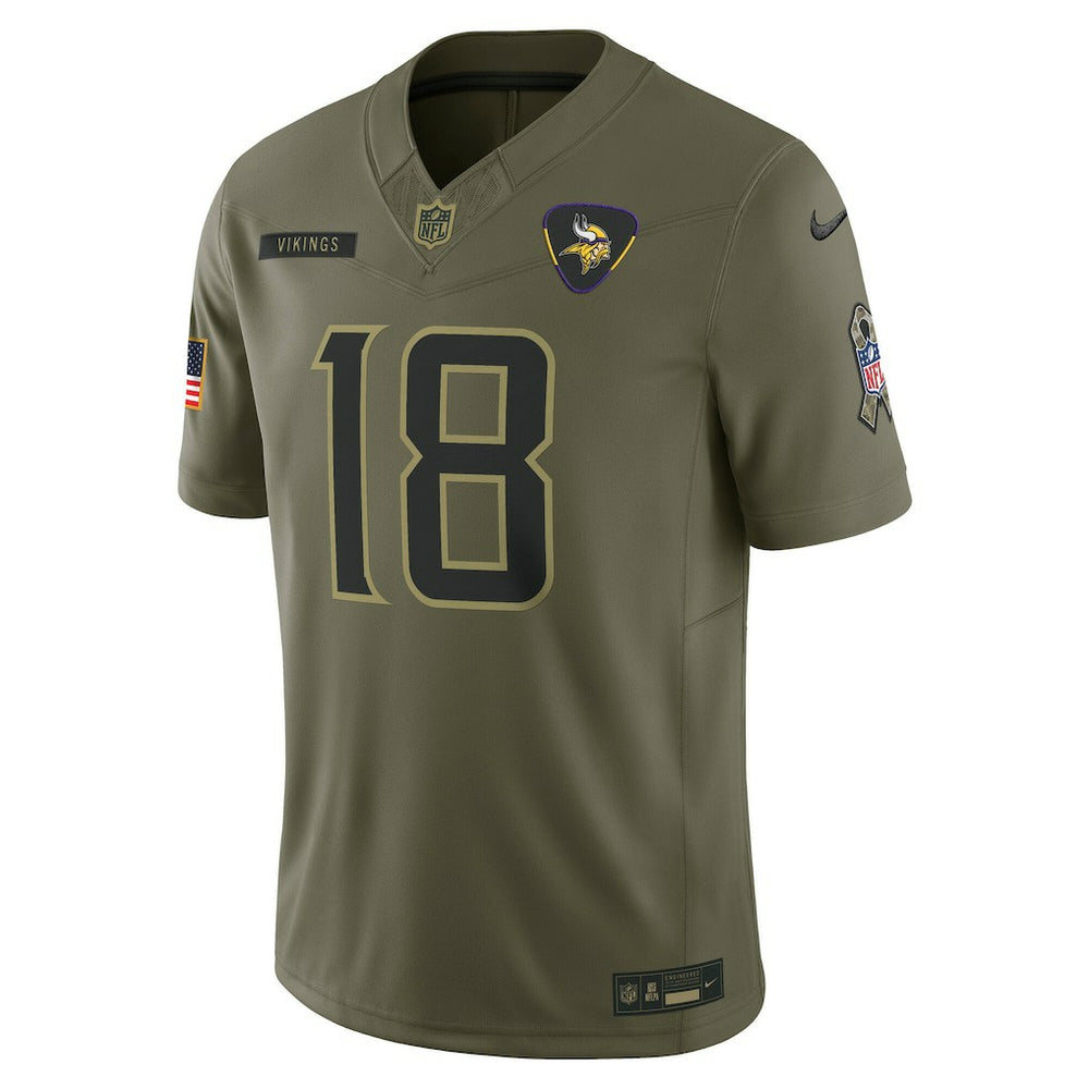 Minnesota Vikings Justin Jefferson  2025 Salute to Service Limited Jersey | NFL New