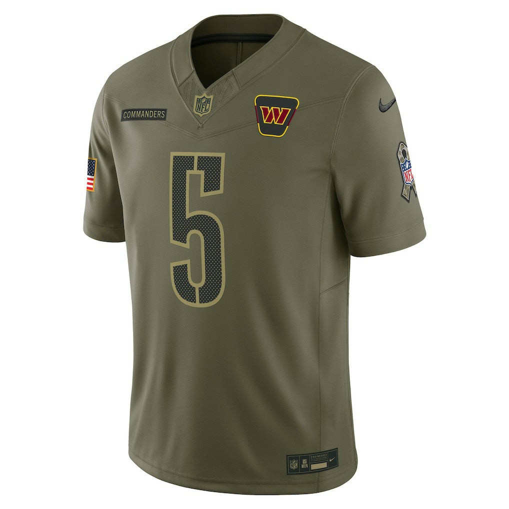 Washington Commanders Jayden Daniels  2025 Salute to Service Limited Jersey | NFL Outlet