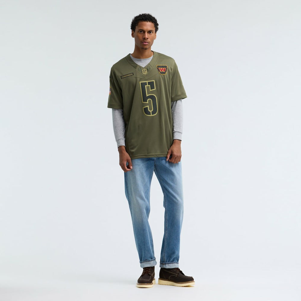 Washington Commanders Jayden Daniels  2025 Salute to Service Limited Jersey | NFL Outlet