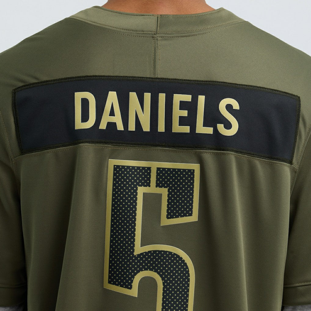 Washington Commanders Jayden Daniels  2025 Salute to Service Limited Jersey | NFL Outlet