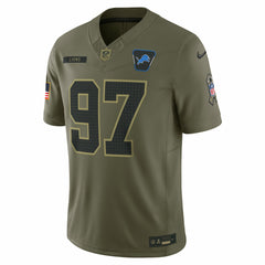 Detroit Lions Aidan Hutchinson  2025 Salute to Service Limited Jersey | NFL US