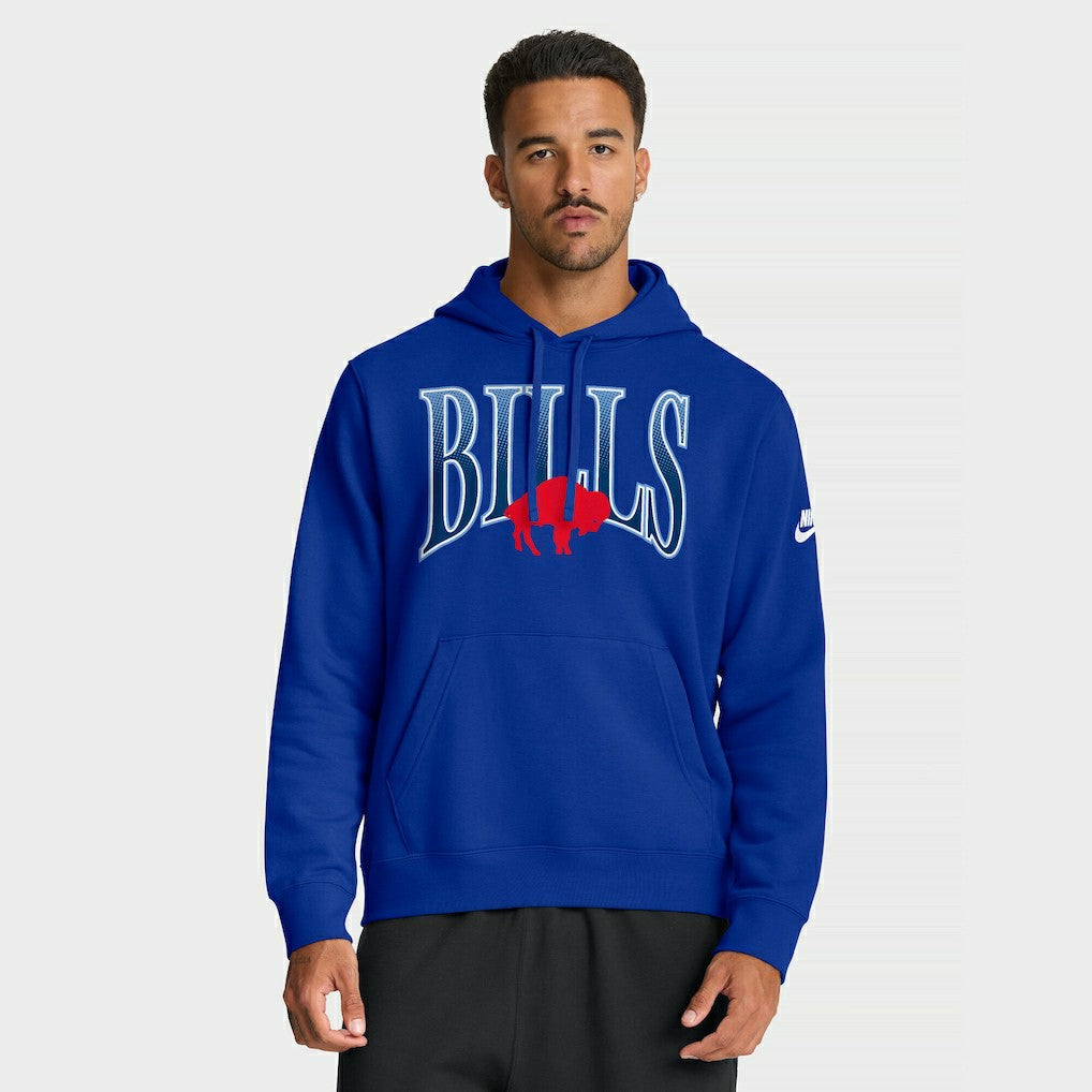 Buffalo Bills Full Blitz Club Fleece Pullover Hoodie | NFL Discount