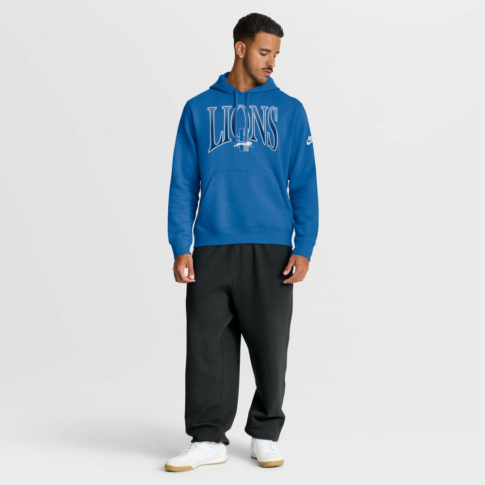 Detroit Lions Full Blitz Club Fleece Pullover Hoodie | NFL Near me