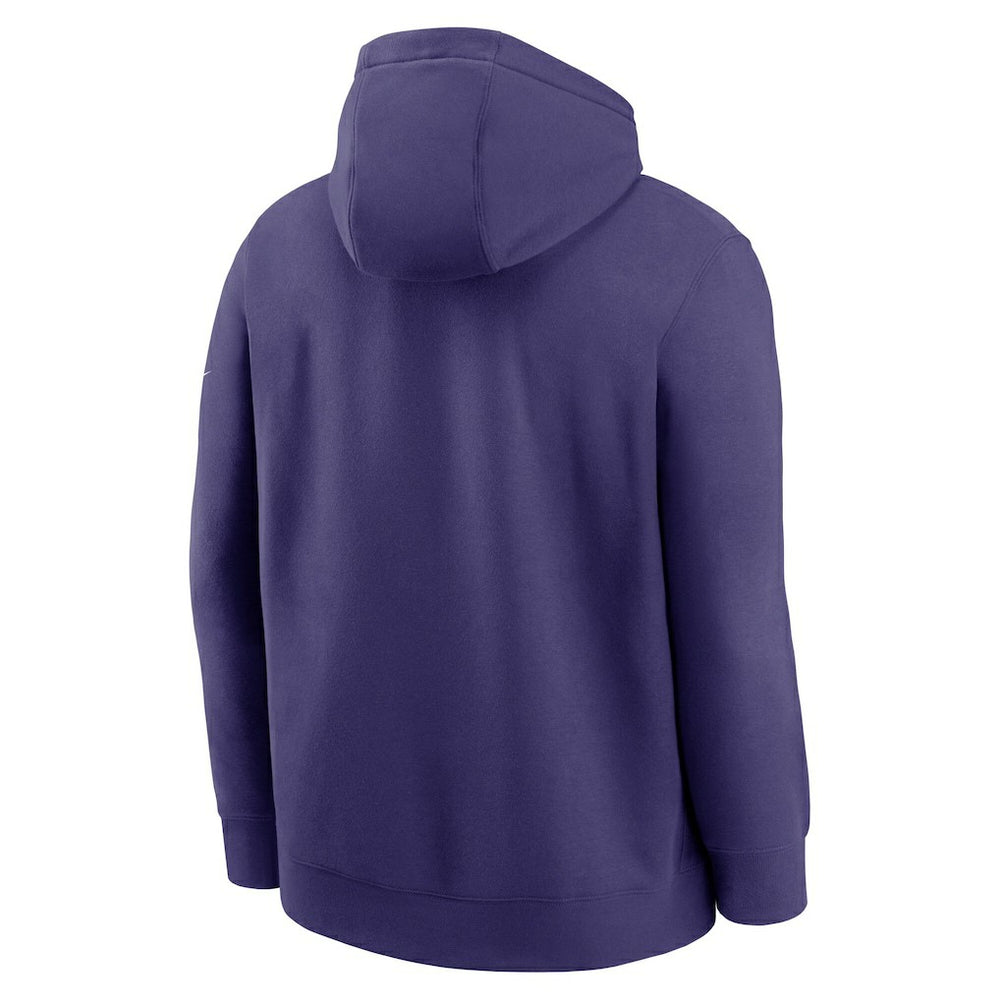 Baltimore Ravens Full Blitz Club Fleece Pullover Hoodie | NFL Discount