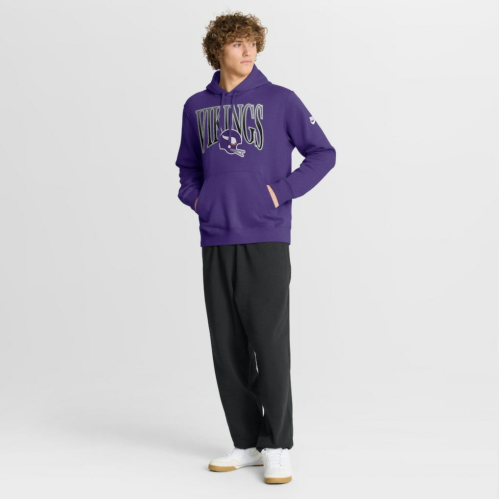 Minnesota Vikings Full Blitz Club Fleece Pullover Hoodie | NFL Hot