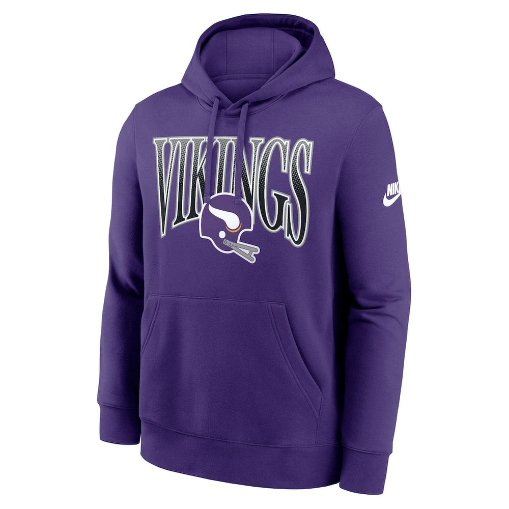 Minnesota Vikings Full Blitz Club Fleece Pullover Hoodie | NFL Hot