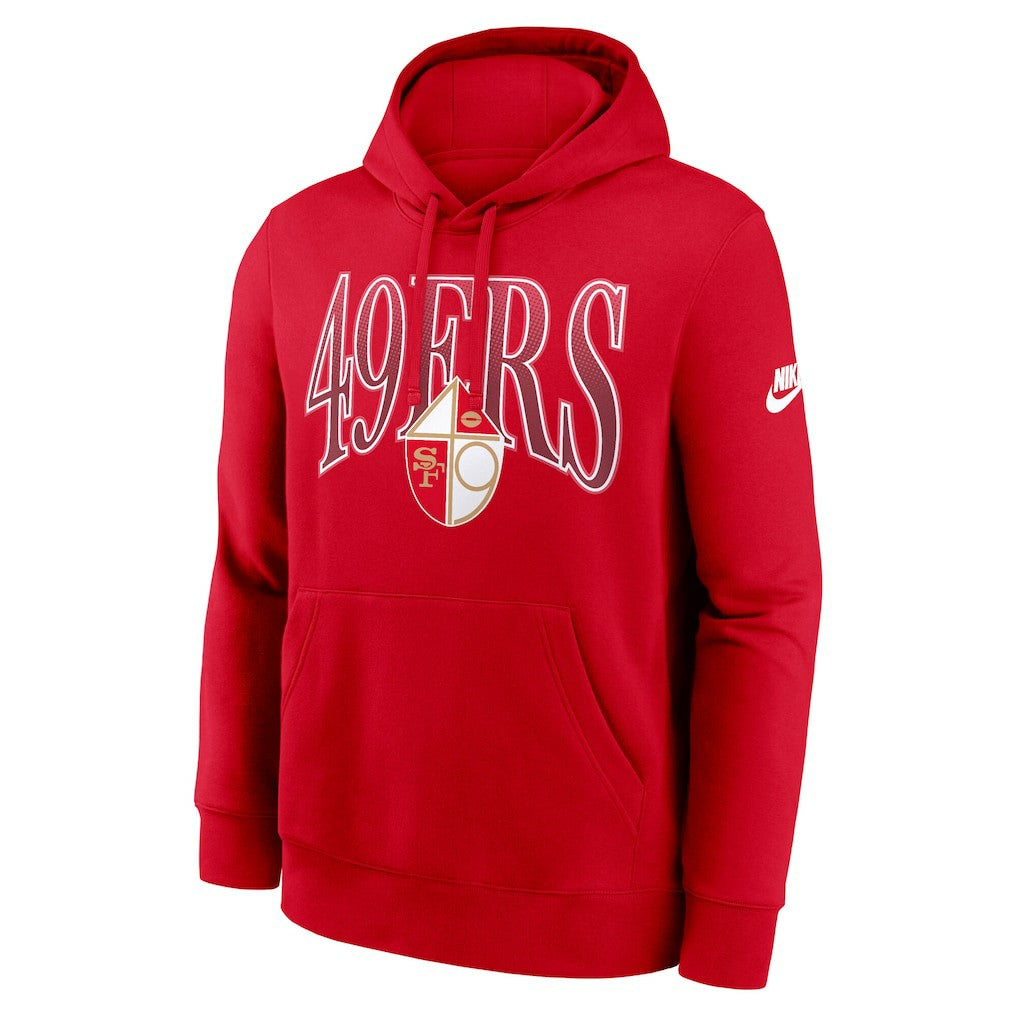 San Francisco 49ers Full Blitz Club Fleece Pullover Hoodie | NFL Outlet