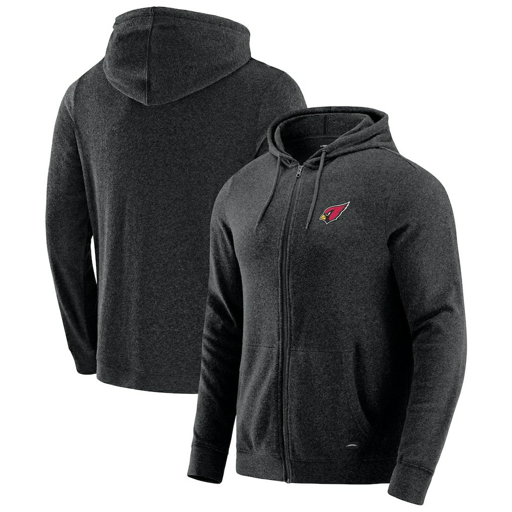 Arizona Cardinals J. Palmer Players Lounge Tri-Blend Full-Zip Hoodie | NFL Outlet