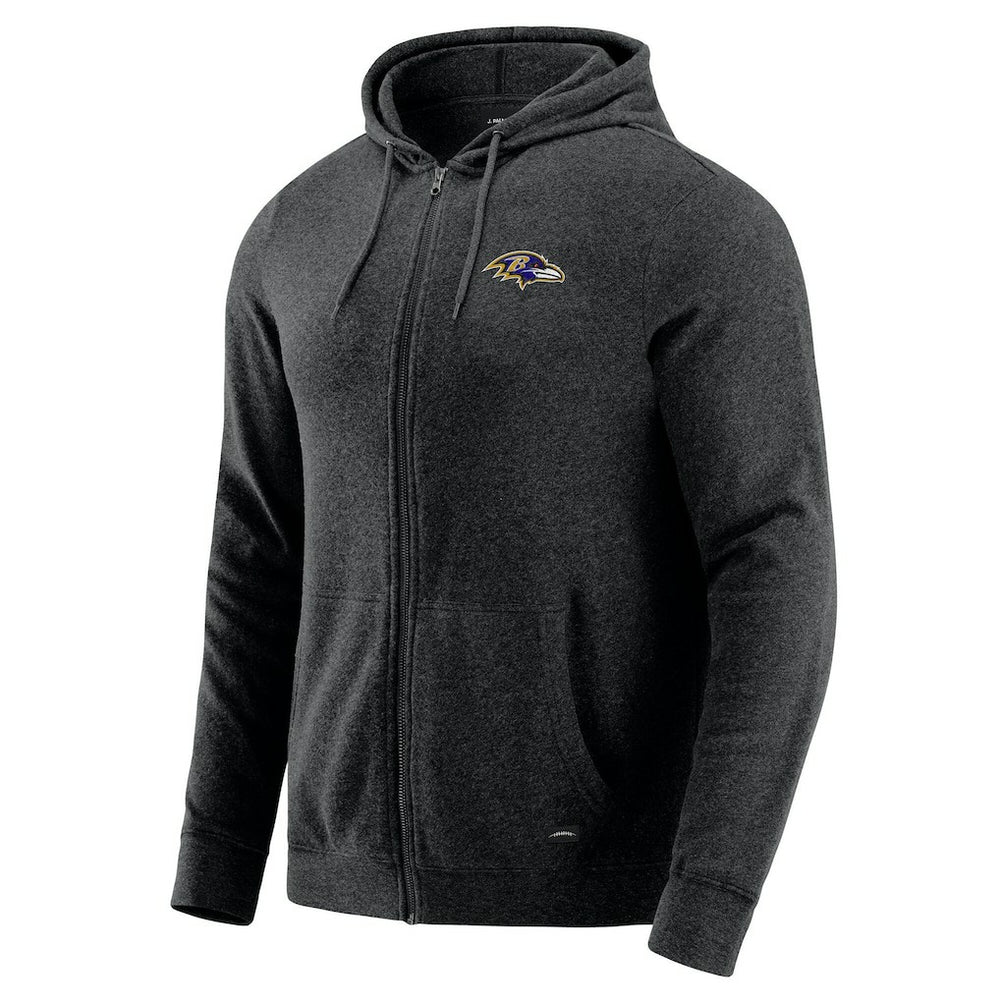 Baltimore Ravens J. Palmer Players Lounge Tri-Blend Full-Zip Hoodie | NFL Sale