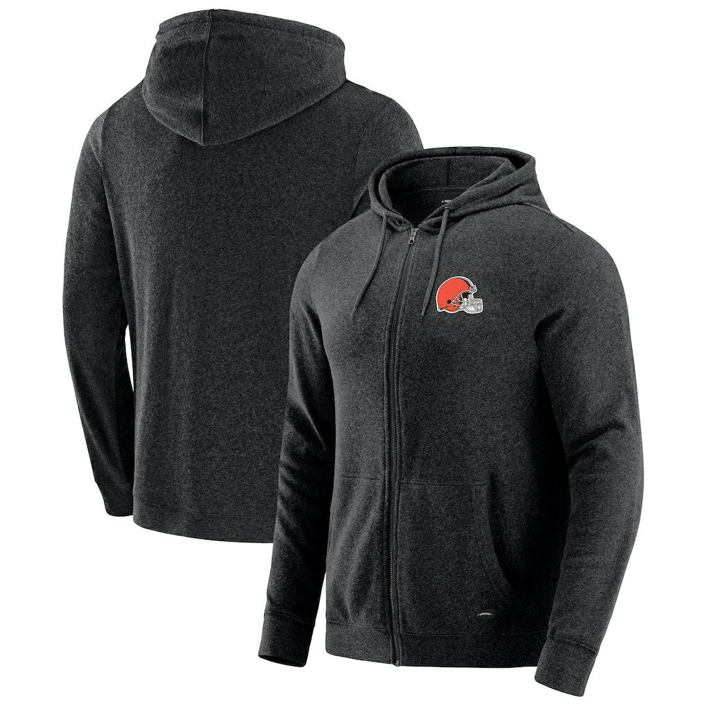 Cleveland Browns J. Palmer Players Lounge Tri-Blend Full-Zip Hoodie | NFL Outlet