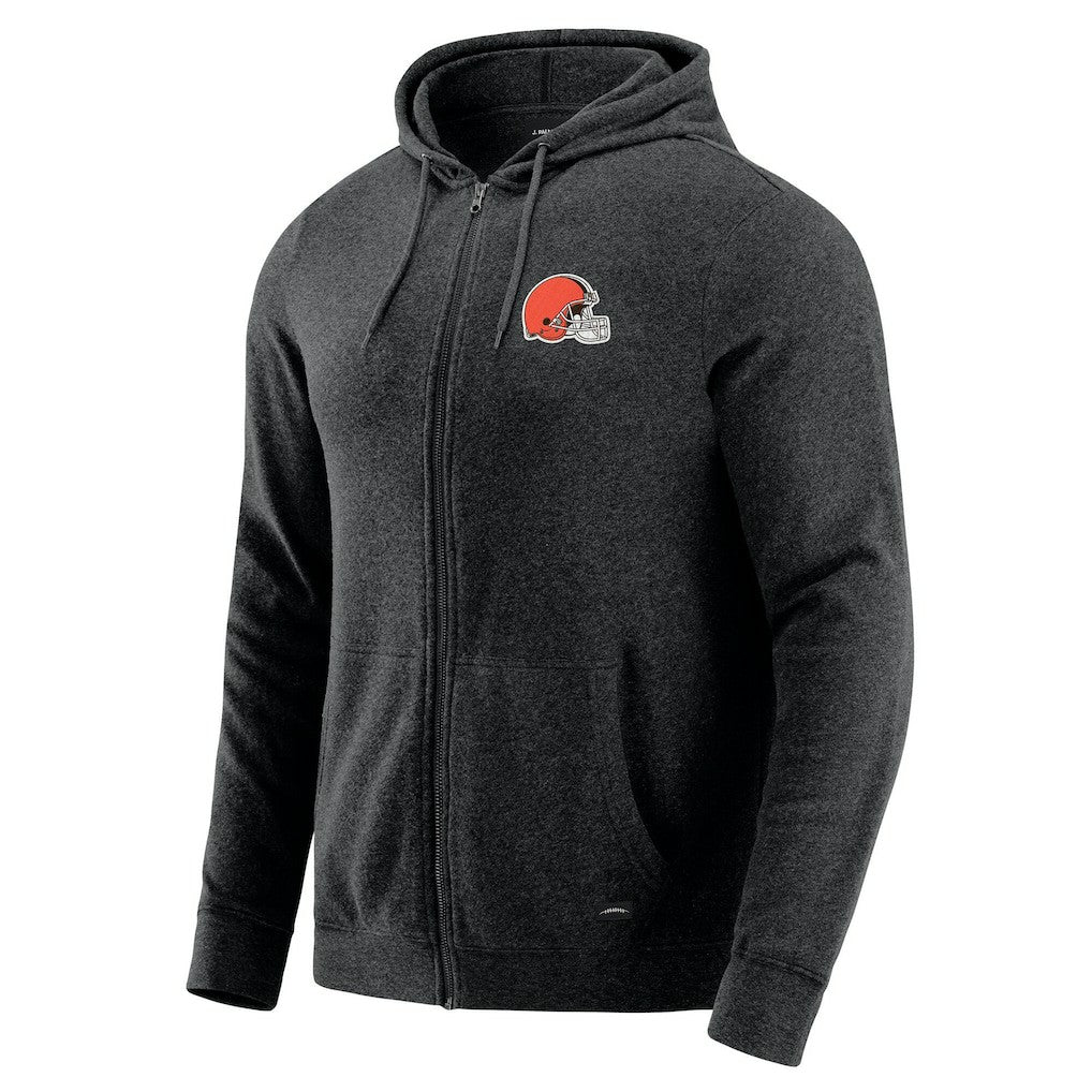 Cleveland Browns J. Palmer Players Lounge Tri-Blend Full-Zip Hoodie | NFL Outlet