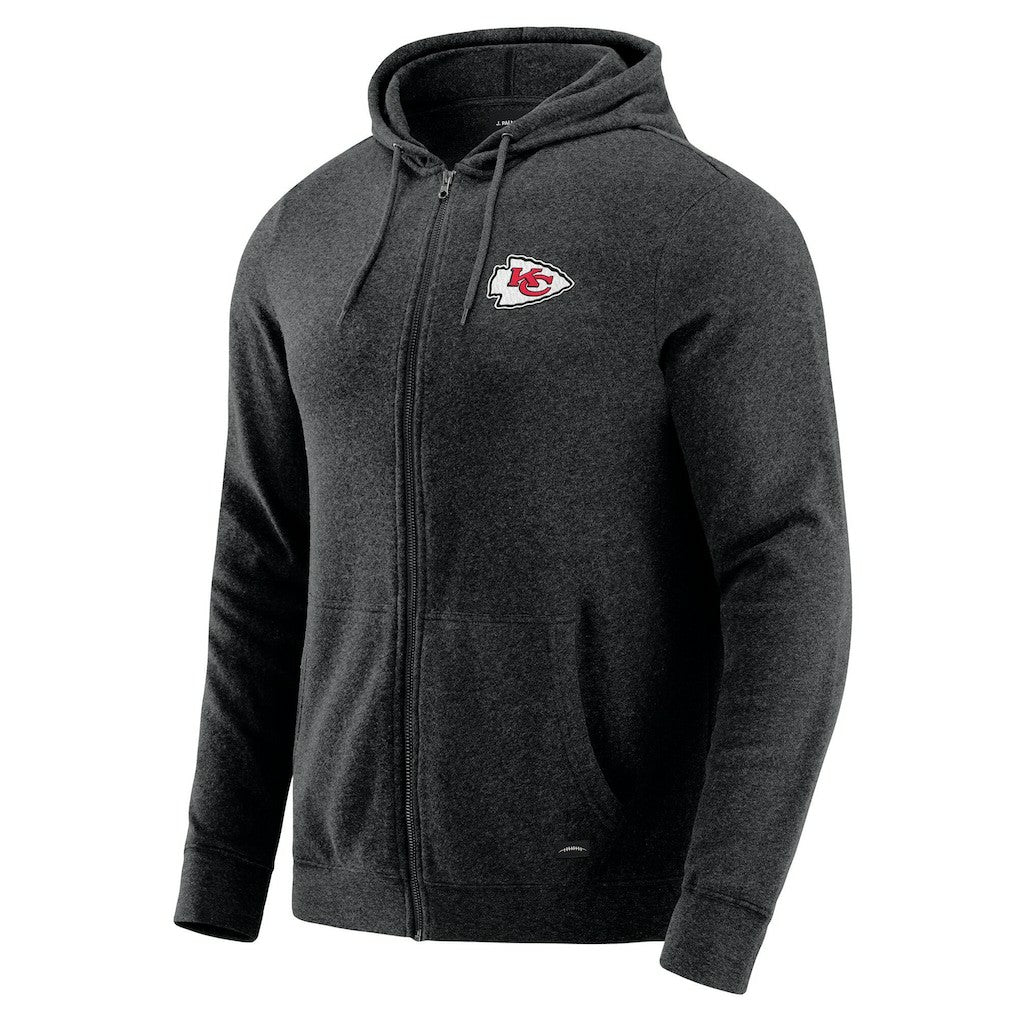 Kansas City Chiefs J. Palmer Players Lounge Tri-Blend Full-Zip Hoodie | NFL On sale