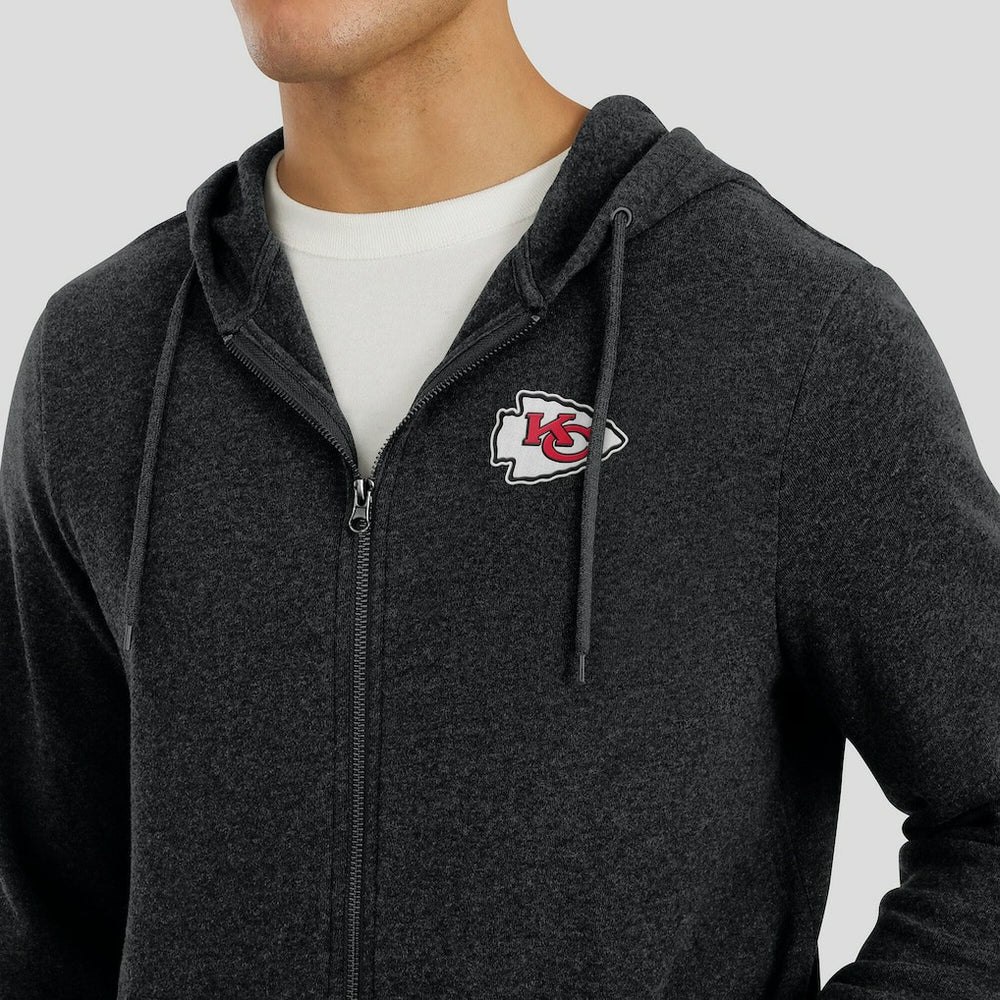 Kansas City Chiefs J. Palmer Players Lounge Tri-Blend Full-Zip Hoodie | NFL On sale