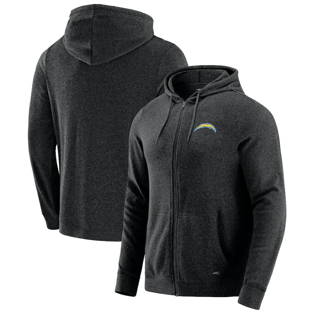 Los Angeles Chargers J. Palmer Players Lounge Tri-Blend Full-Zip Hoodie | NFL New