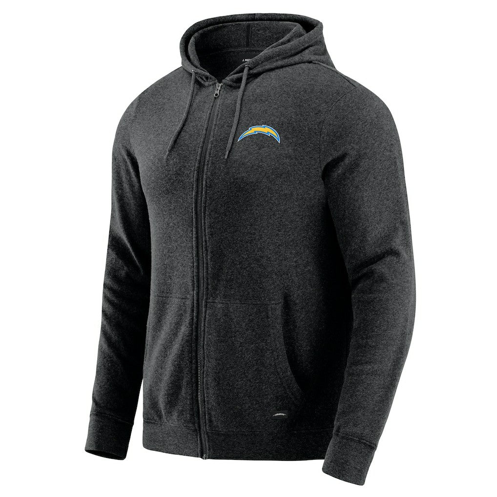 Los Angeles Chargers J. Palmer Players Lounge Tri-Blend Full-Zip Hoodie | NFL New