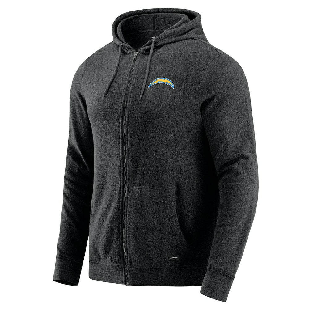 Los Angeles Chargers J. Palmer Players Lounge Tri-Blend Full-Zip Hoodie | NFL New