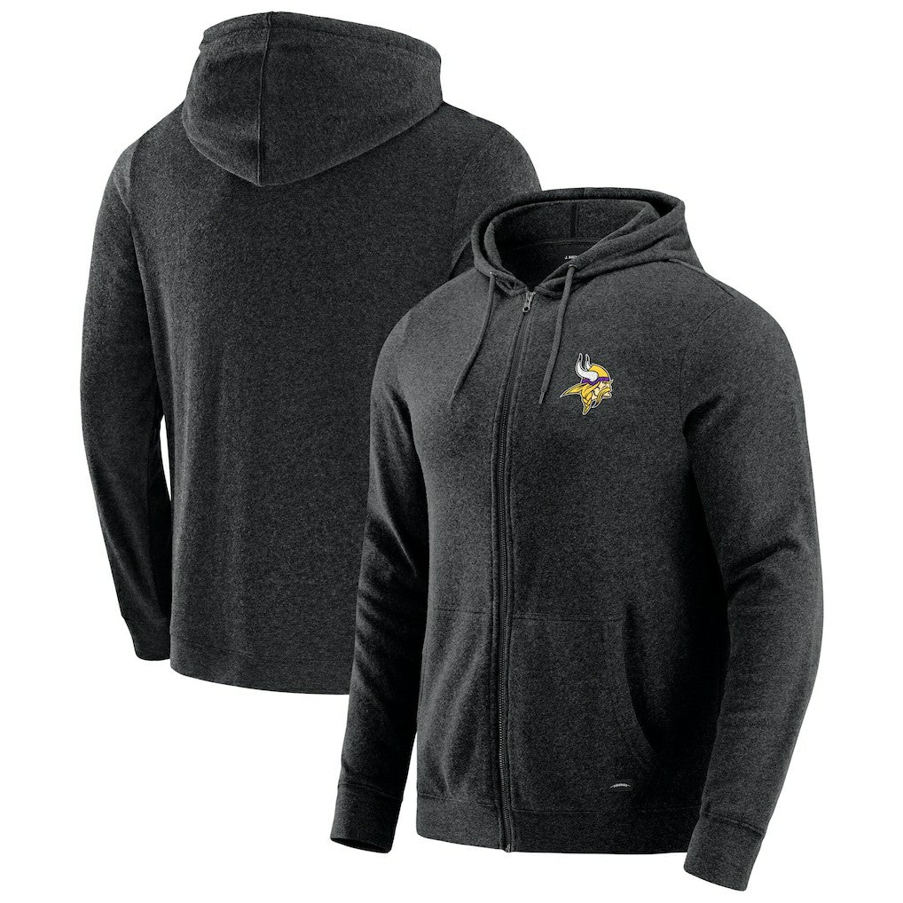 Minnesota Vikings J. Palmer Players Lounge Tri-Blend Full-Zip Hoodie | NFL Sale