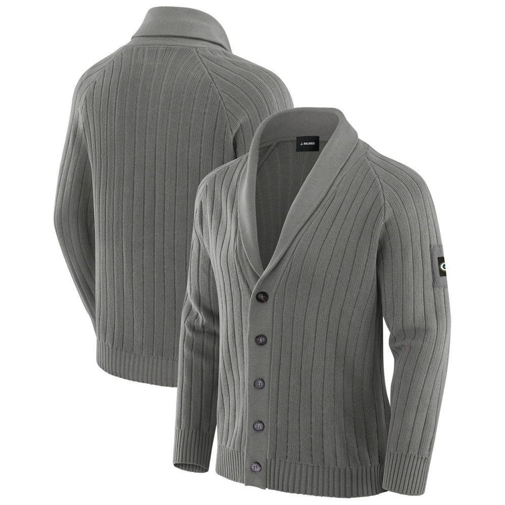 Green Bay Packers J. Palmer The Playmaker Cardigan Raglan Sweater | NFL Near me