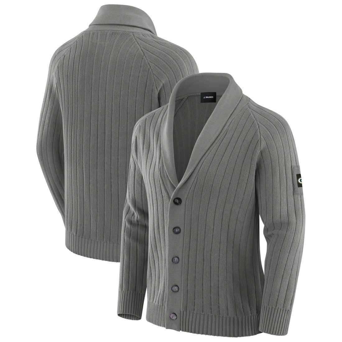 Green Bay Packers J. Palmer The Playmaker Cardigan Raglan Sweater | NFL Near me