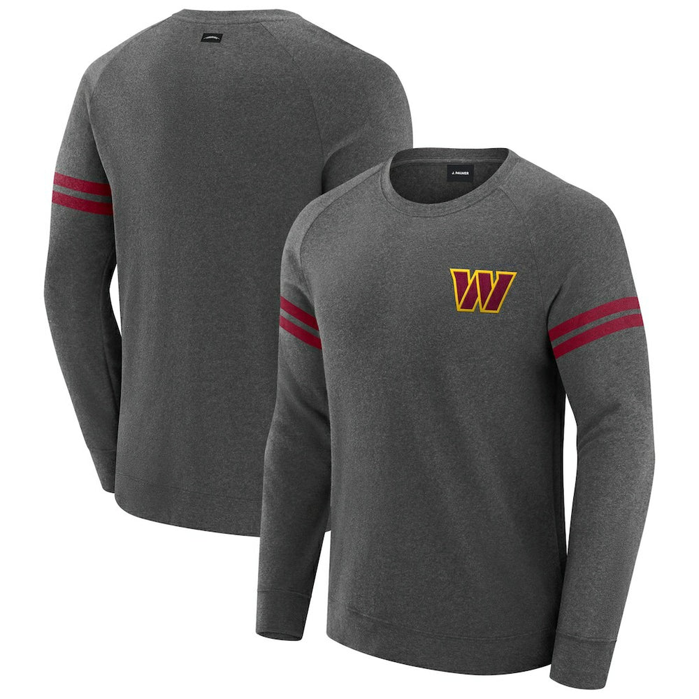 Washington Commanders J. Palmer Players Lounge Raglan Tri-Blend Sweatshirt | NFL Online