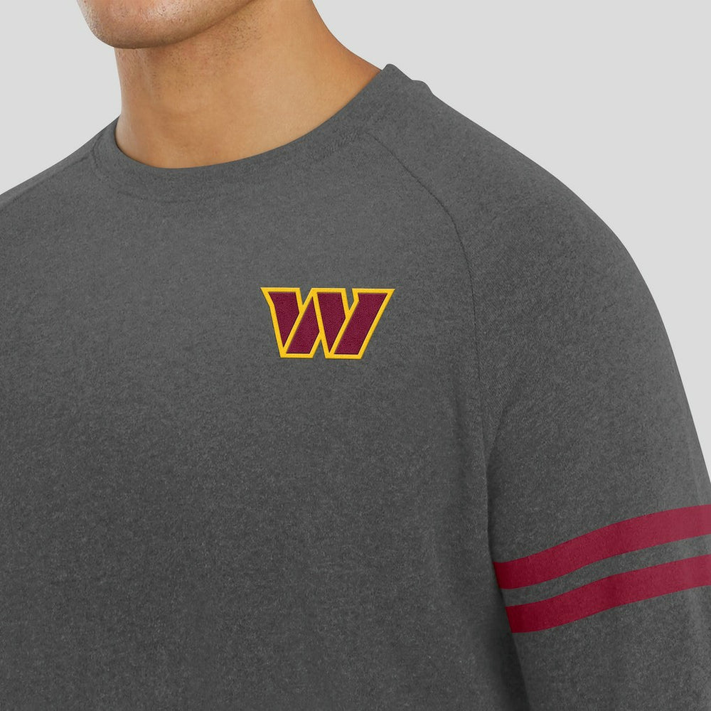 Washington Commanders J. Palmer Players Lounge Raglan Tri-Blend Sweatshirt | NFL Online
