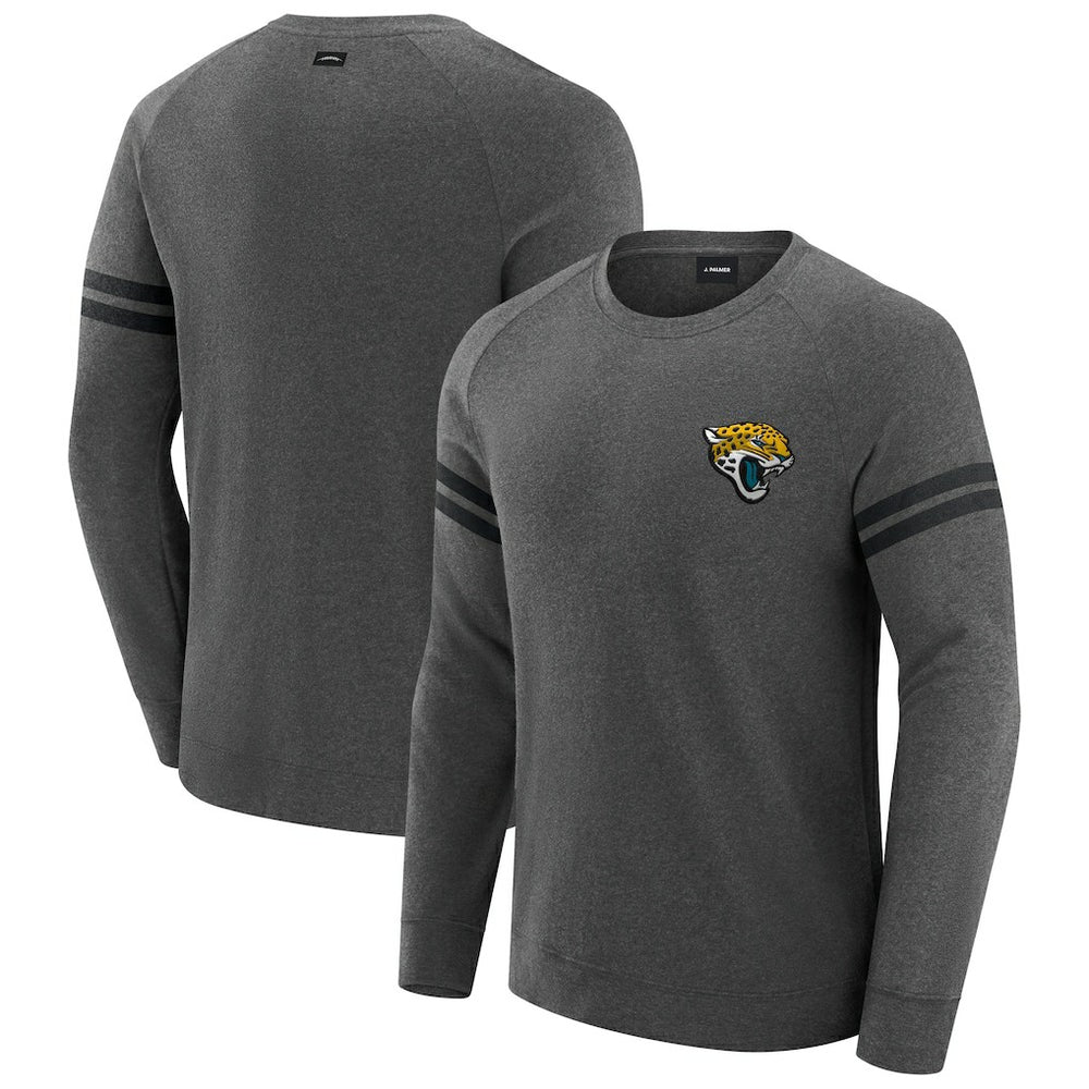 Jacksonville Jaguars J. Palmer Players Lounge Raglan Tri-Blend Sweatshirt | NFL Outlet