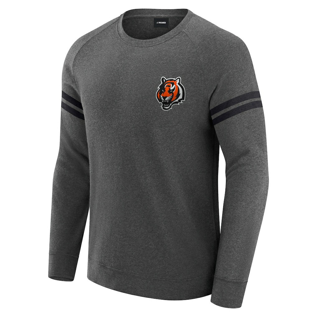 Cincinnati Bengals J. Palmer Players Lounge Raglan Tri-Blend Sweatshirt | NFL Hot