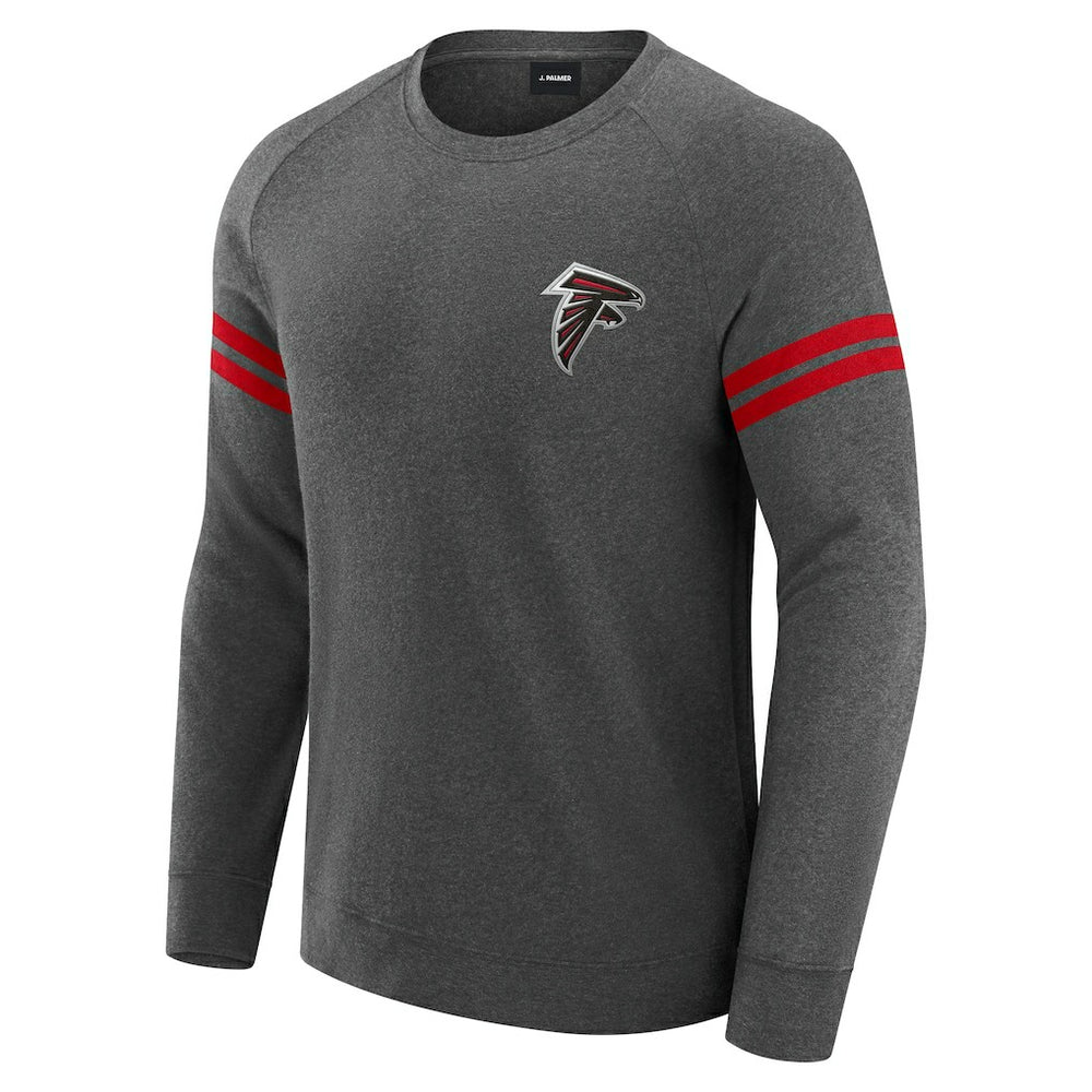 Atlanta Falcons J. Palmer Players Lounge Raglan Tri-Blend Sweatshirt | NFL Sale
