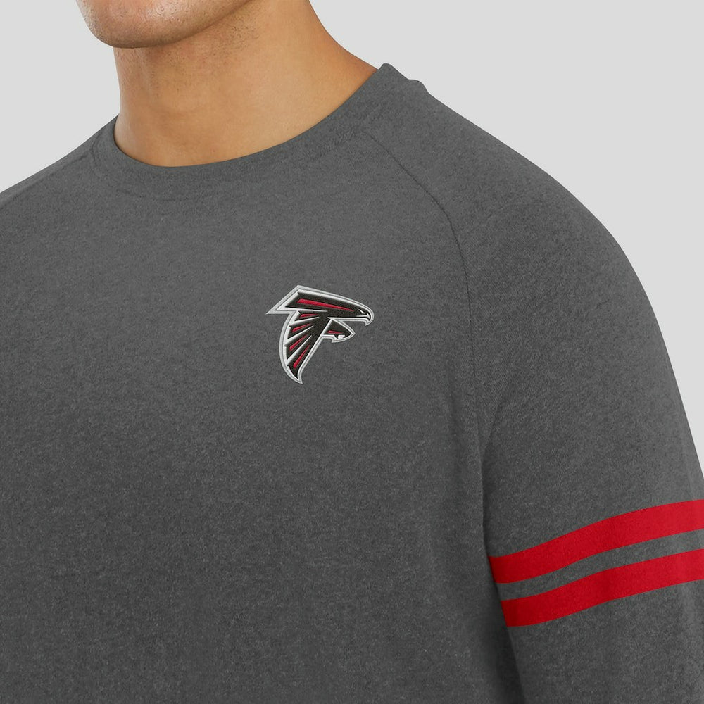 Atlanta Falcons J. Palmer Players Lounge Raglan Tri-Blend Sweatshirt | NFL Sale