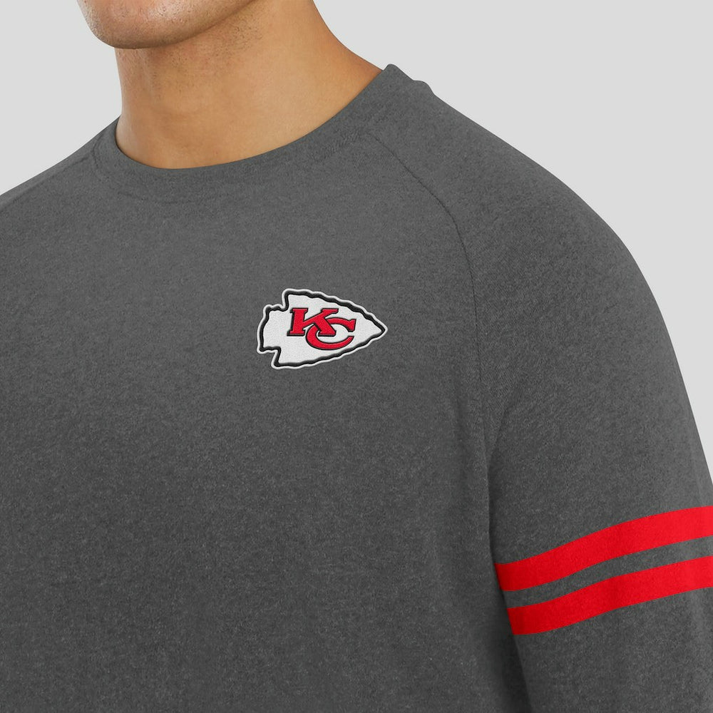 Kansas City Chiefs J. Palmer Players Lounge Raglan Tri-Blend Sweatshirt | NFL Online