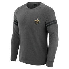 New Orleans Saints J. Palmer Players Lounge Raglan Tri-Blend Sweatshirt | NFL Sale