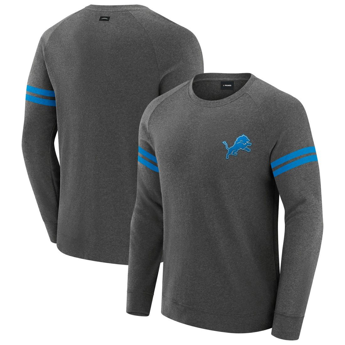 Detroit Lions J. Palmer Players Lounge Raglan Tri-Blend Sweatshirt | NFL Near me
