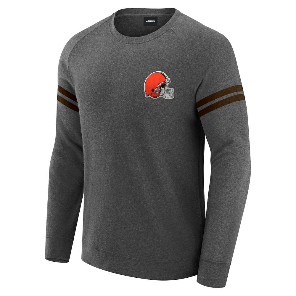 Cleveland Browns J. Palmer Players Lounge Raglan Tri-Blend Sweatshirt | NFL Outlet