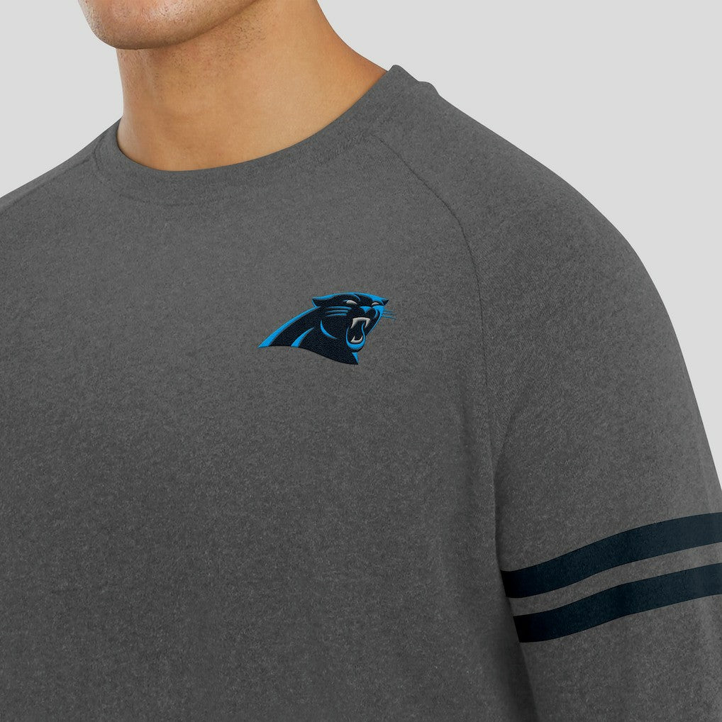 Carolina Panthers J. Palmer Players Lounge Raglan Tri-Blend Sweatshirt | NFL Outlet