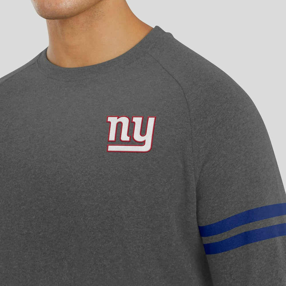 New York Giants J. Palmer Players Lounge Raglan Tri-Blend Sweatshirt | NFL Hot
