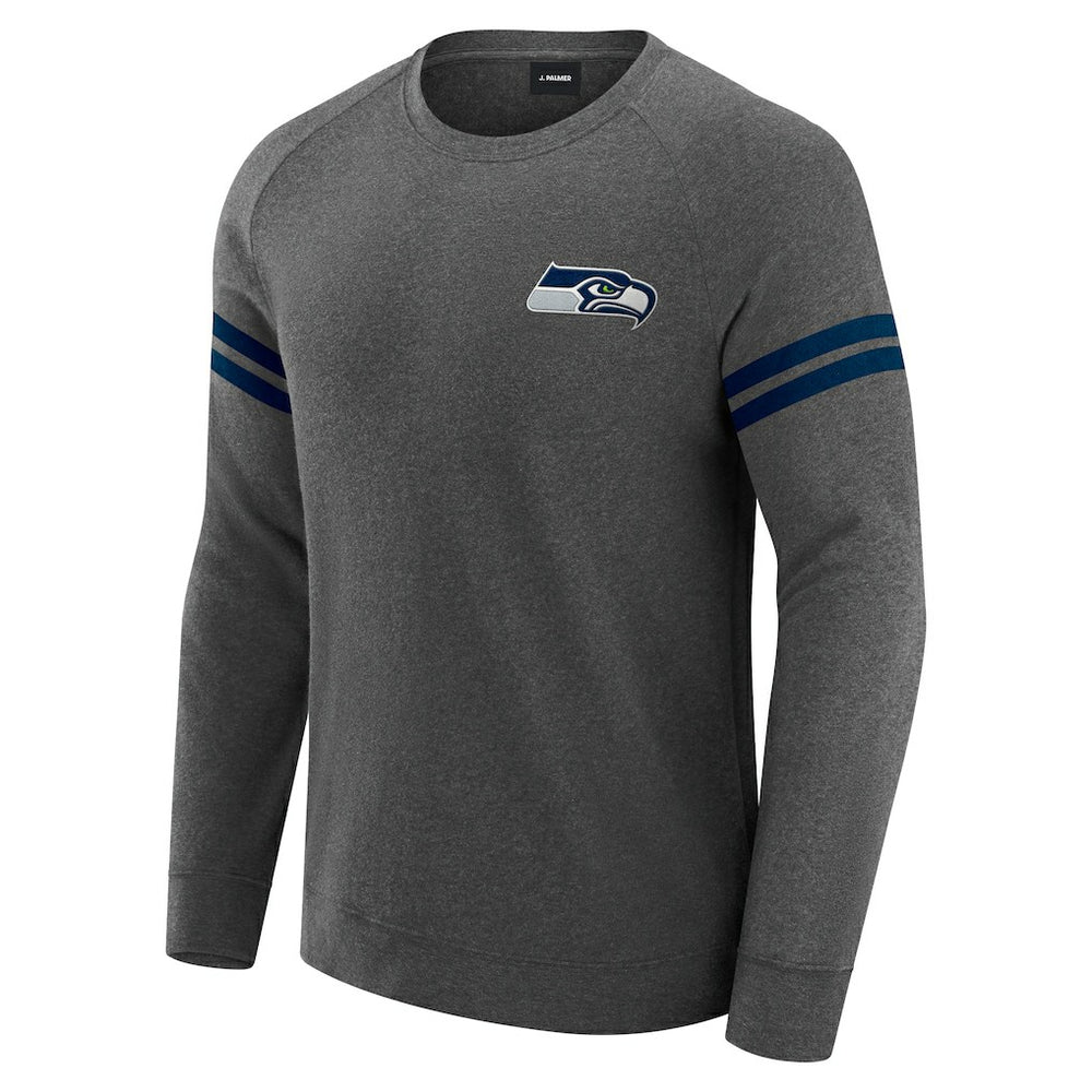 Seattle Seahawks J. Palmer Players Lounge Raglan Tri-Blend Sweatshirt | NFL Hot