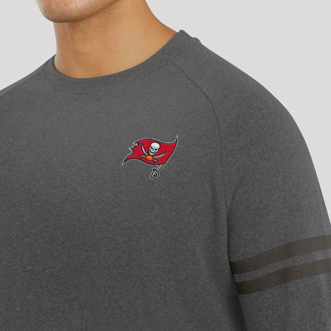 Tampa Bay Buccaneers J. Palmer Players Lounge Raglan Tri-Blend Sweatshirt | NFL Discount