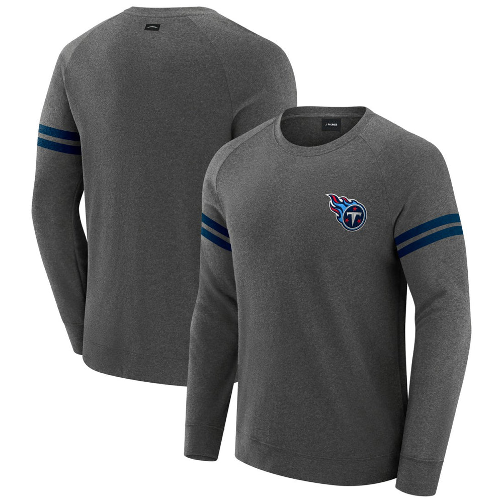 Tennessee Titans J. Palmer Players Lounge Raglan Tri-Blend Sweatshirt | NFL Sale
