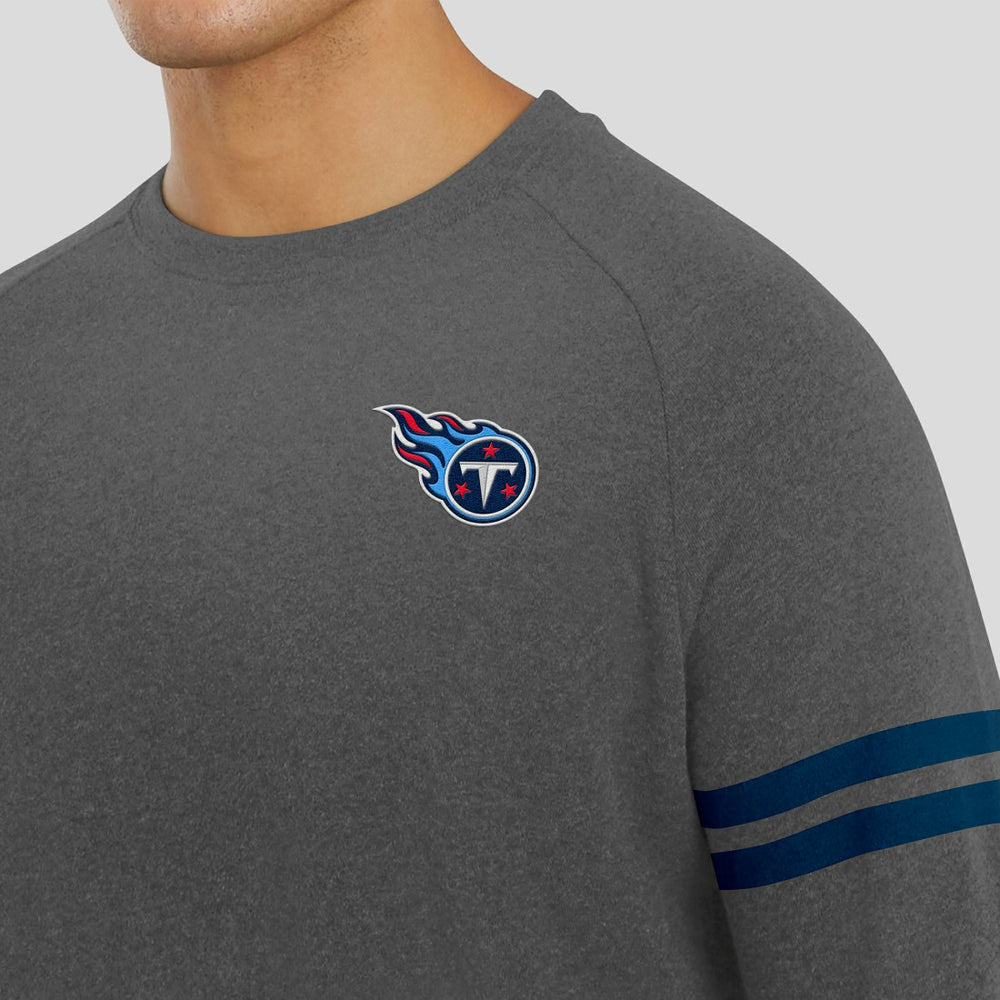 Tennessee Titans J. Palmer Players Lounge Raglan Tri-Blend Sweatshirt | NFL Sale