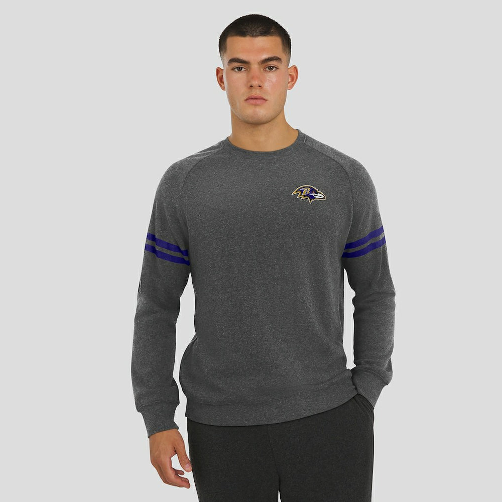Baltimore Ravens J. Palmer Players Lounge Raglan Tri-Blend Sweatshirt | NFL On sale