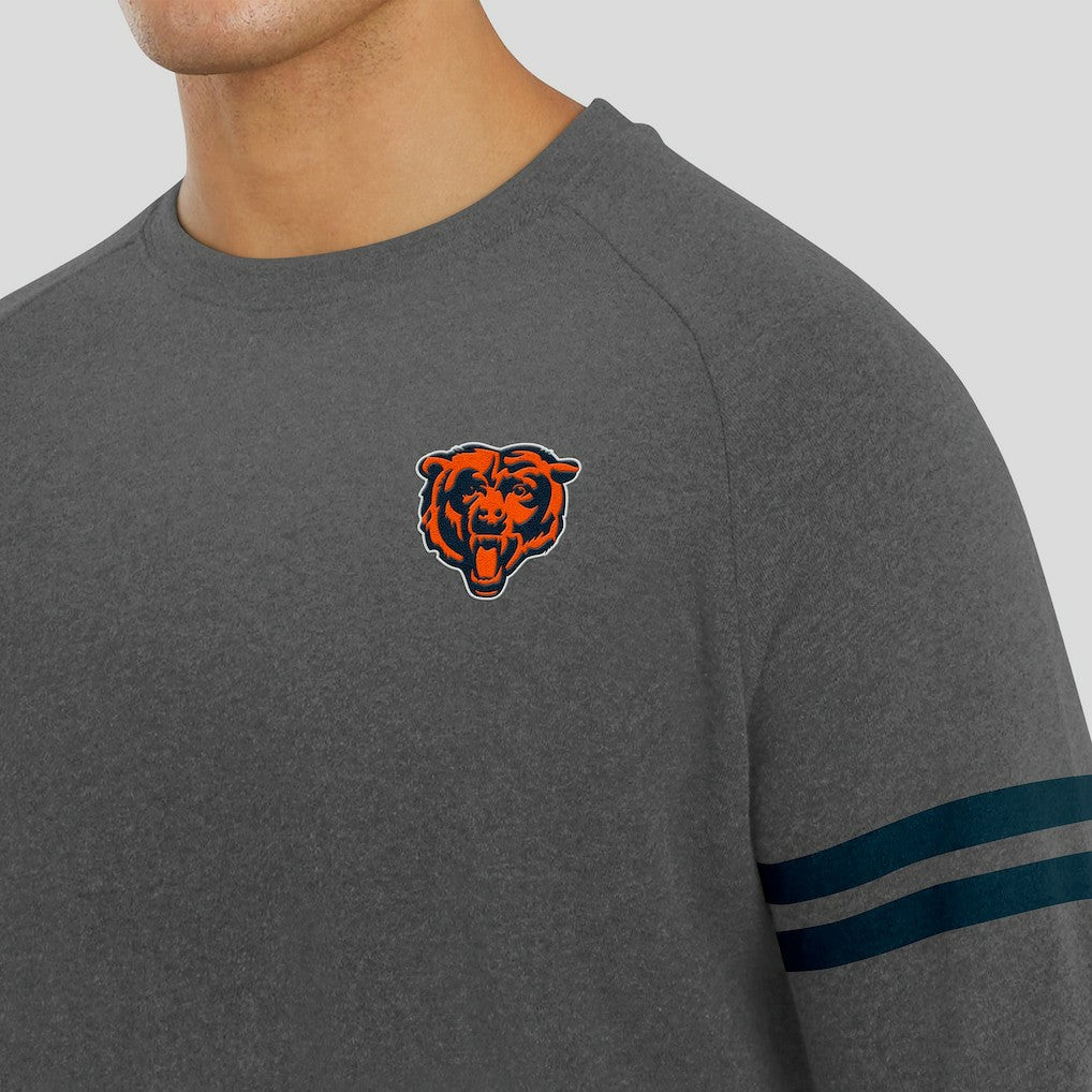 Chicago Bears J. Palmer Players Lounge Raglan Tri-Blend Sweatshirt | NFL Hot