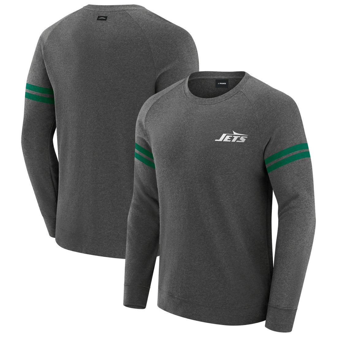 New York Jets J. Palmer Players Lounge Raglan Tri-Blend Sweatshirt | NFL On sale