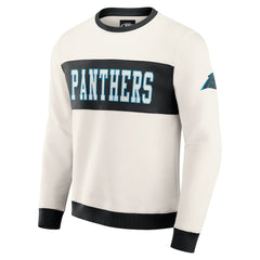 Carolina Panthers Darius Rucker Collection Colorblock Pullover Sweatshirt | NFL New