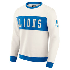 Detroit Lions Darius Rucker Collection Colorblock Pullover Sweatshirt | NFL Hot