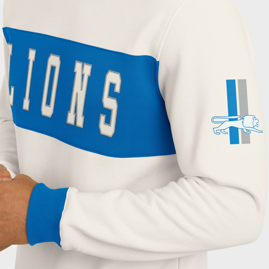 Detroit Lions Darius Rucker Collection Colorblock Pullover Sweatshirt | NFL Hot