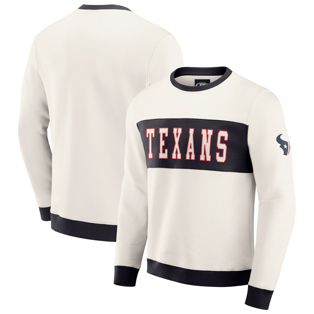 Houston Texans Darius Rucker Collection Colorblock Pullover Sweatshirt | NFL Hot
