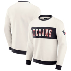 Houston Texans Darius Rucker Collection Colorblock Pullover Sweatshirt | NFL Hot