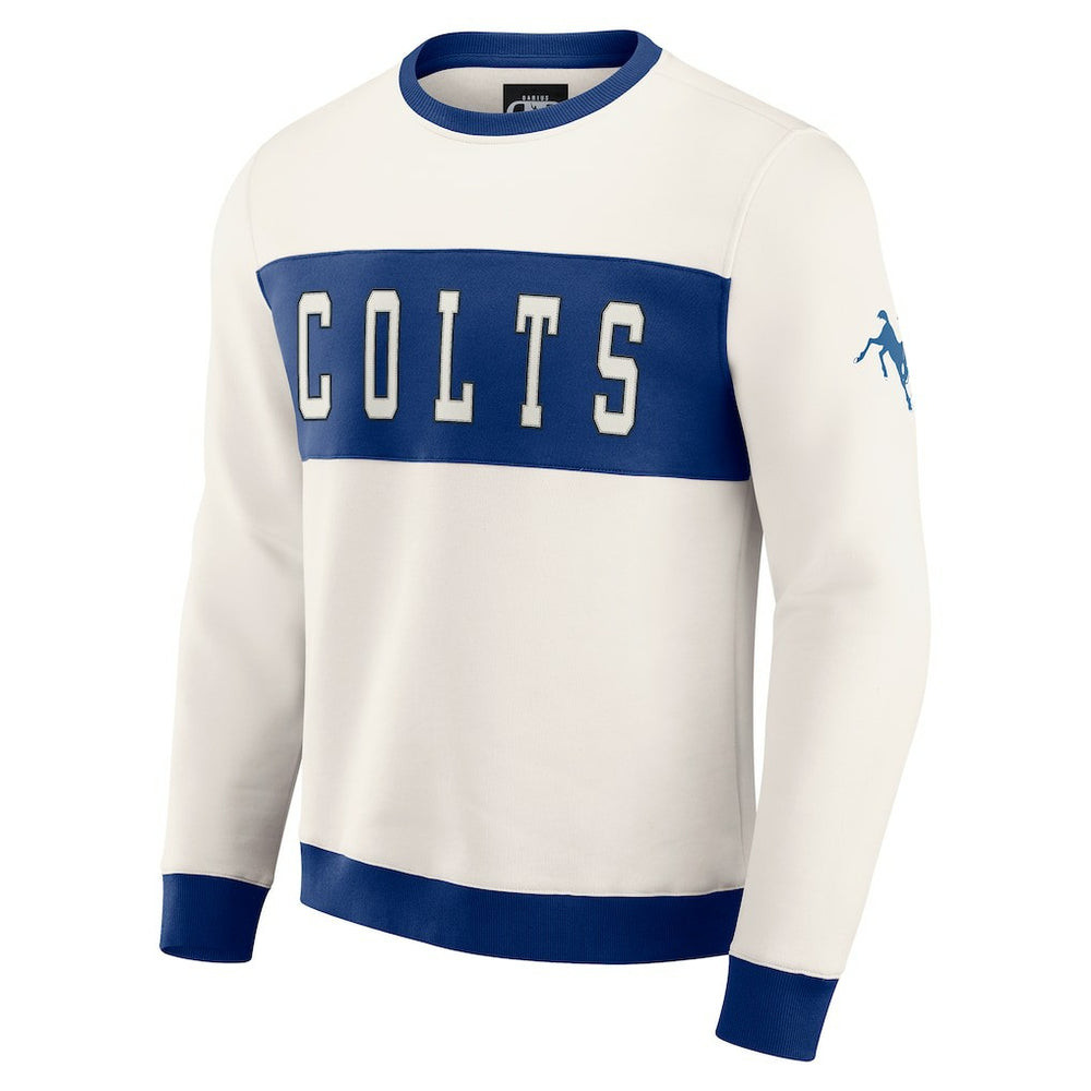 Indianapolis Colts Darius Rucker Collection Colorblock Pullover Sweatshirt | NFL New