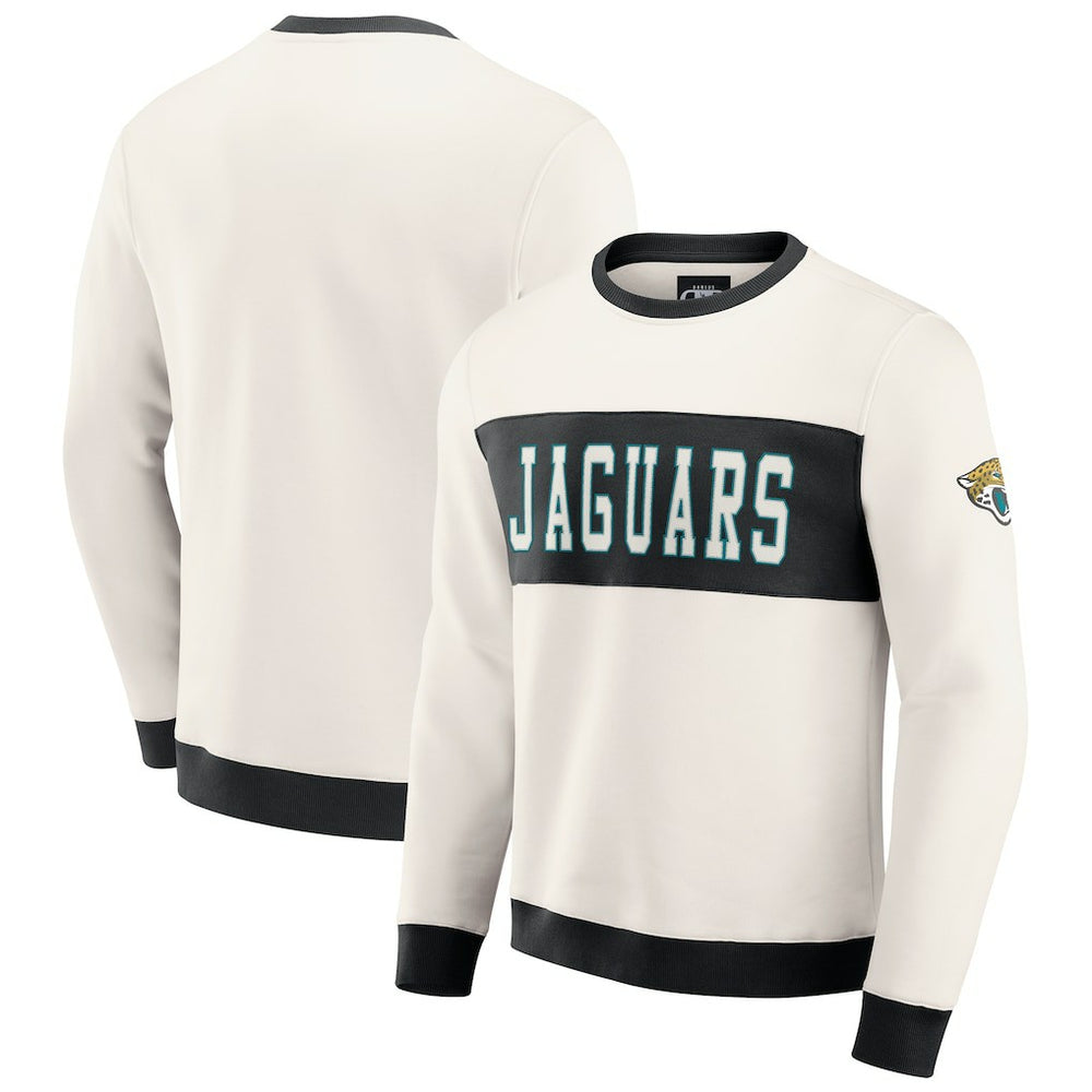 Jacksonville Jaguars Darius Rucker Collection Colorblock Pullover Sweatshirt | NFL Sale