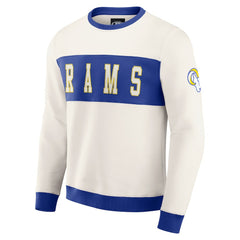 Los Angeles Rams Darius Rucker Collection Colorblock Pullover Sweatshirt | NFL Discount